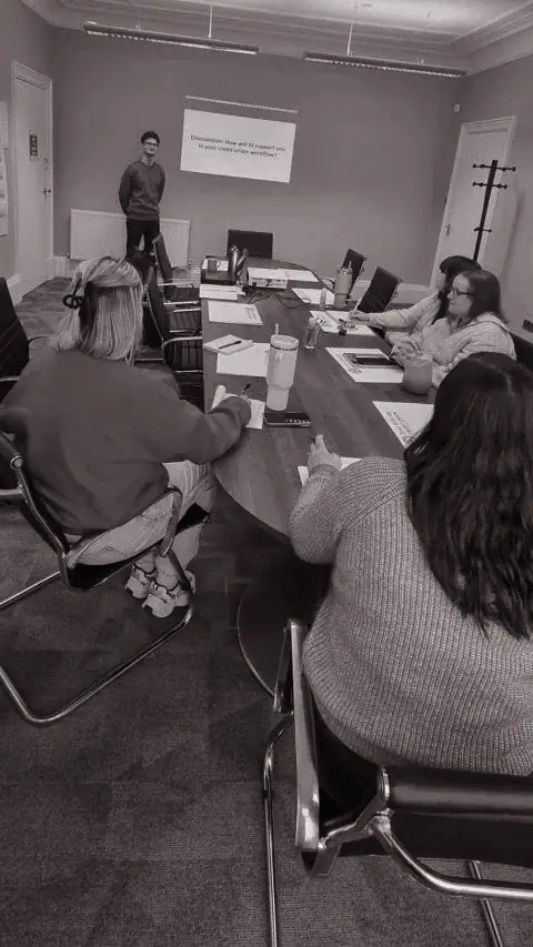 Training credit-union staff.